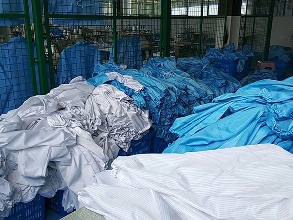 防静电服生产车间
